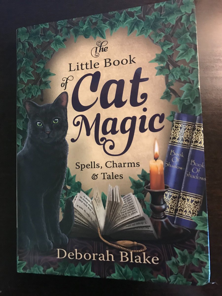 LisaDiDio's tweet photo. Look what just landed in my mailbox! It’s THE LITTLE BOOK OF CAT MAGIC and it’s purrfectly charming! (Sorry/not sorry) @deborahblake @LlewellynBooks https://t.co/rvYmIEsNLd