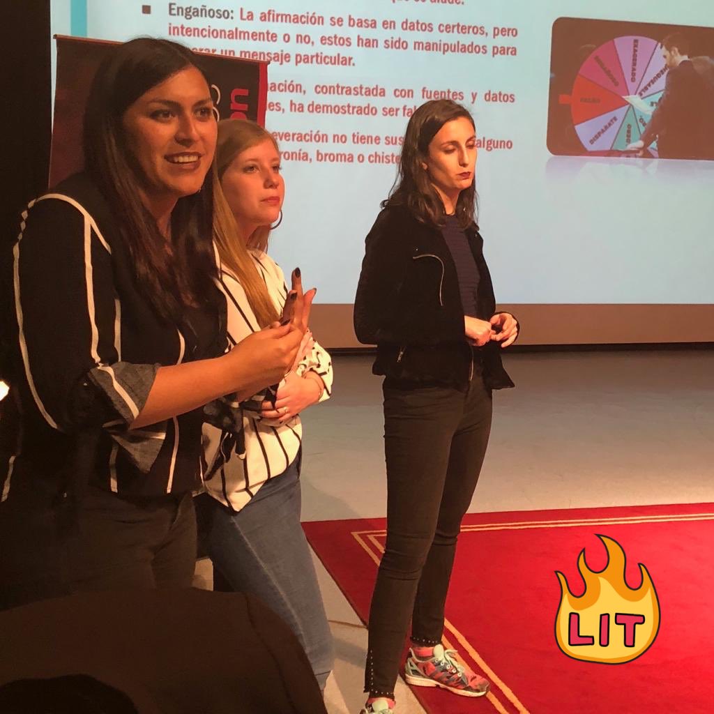 poderosaschicas's tweet image. Taller de #FactChecking con las chicas de @ChileCheck: Margot Anacona, Valentina de Marval y Valentina Matus!! 👩🏽‍💻👩‍💻👩🏻‍💻

#ChicasPoderosasChile