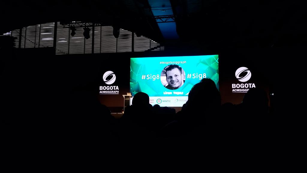 AdrianaOjeda3's tweet photo. Con mucha expectativa por ver a Liron Topaz #SIGGRAPH #bogotasiggraph #Sig8 @DWAnimation https://t.co/rnfRYI1bhU