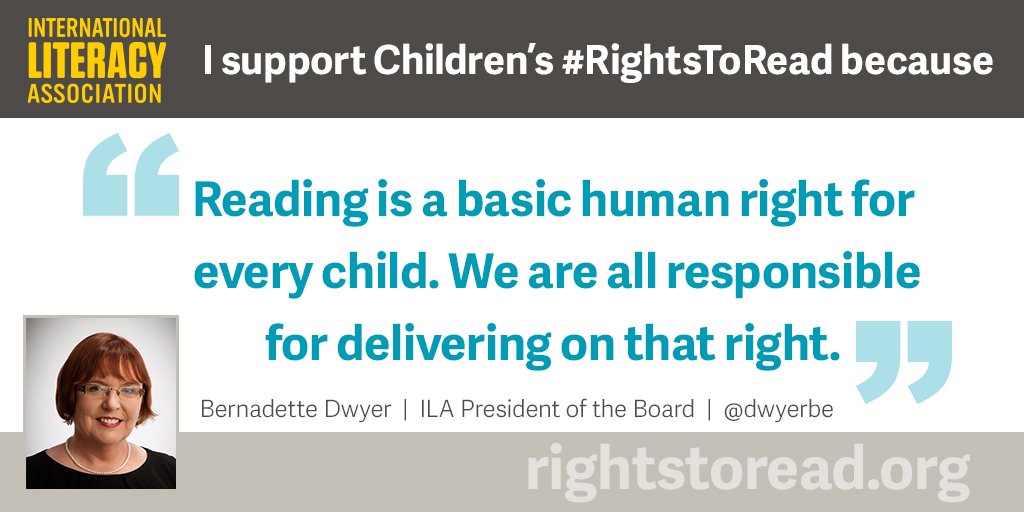 ILAToday's tweet image. How do you enact and support children’s #RightsToRead? bit.ly/RightsToRead