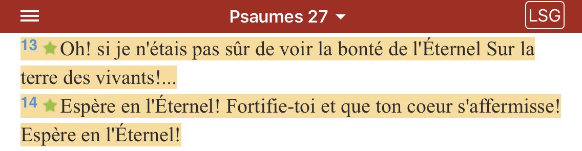 taskafe's tweet photo. Oh! si je n'étais pas sûr de voir la bonté de l'Éternel Sur la terre des vivants!... Espère en l'Éternel! Fortifie-toi et que ton coeur s'affermisse! Espère en l'Éternel!
~ Psaumes 27:13-14
https://t.co/GtqAHPhmAq
#KafeSpirityel
#TasKafe jeudi 25 octobre 2018 https://t.co/lqbI4JlBQu