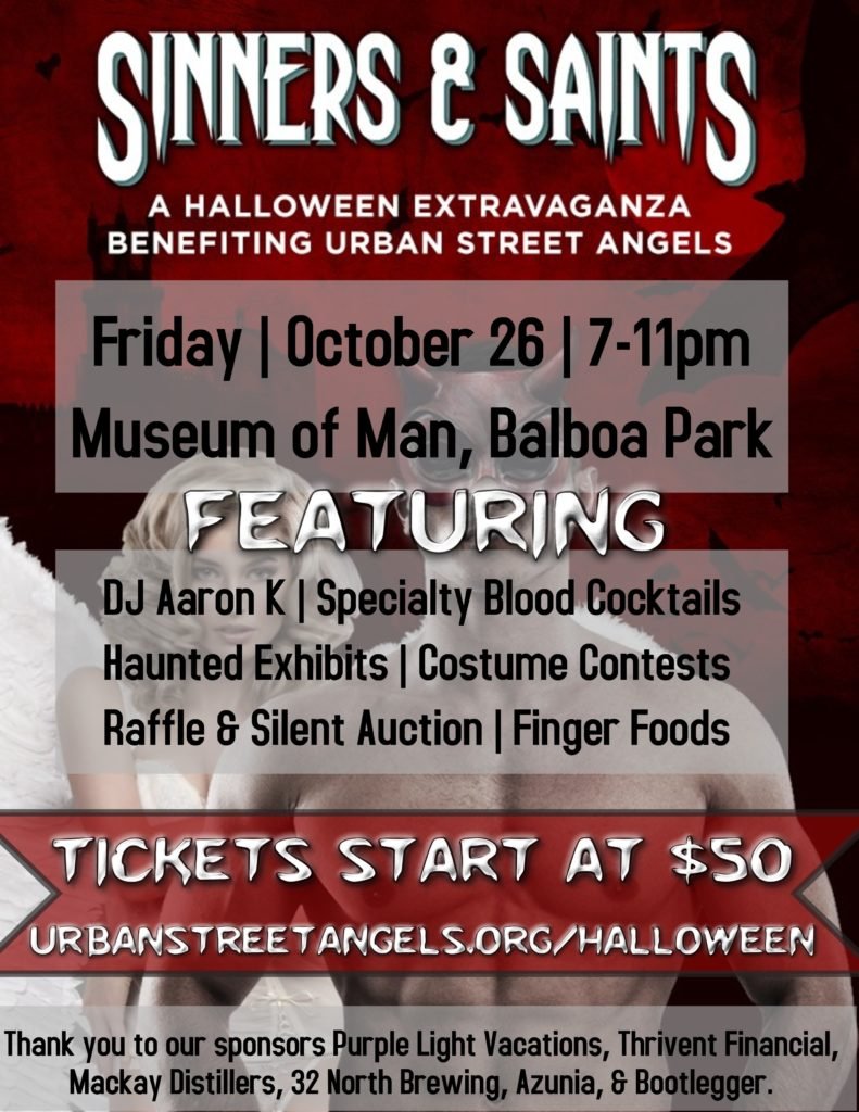 Still time to join us! 

October 26th for Sinners & Saints' Night at the Haunted Museum to Benefit Urban Street Angels - purplelightvacations.com/third-sinners-…
#halloween #urbanstreetangels #sandiego