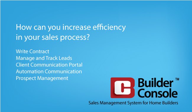 buildersco's tweet photo. The industries most cost-effective custom sales system for home builders. #BuilderConsole. Call for a DEMO 214.552.5165

#sales #homebuilding https://t.co/Ig2mrzPIMp