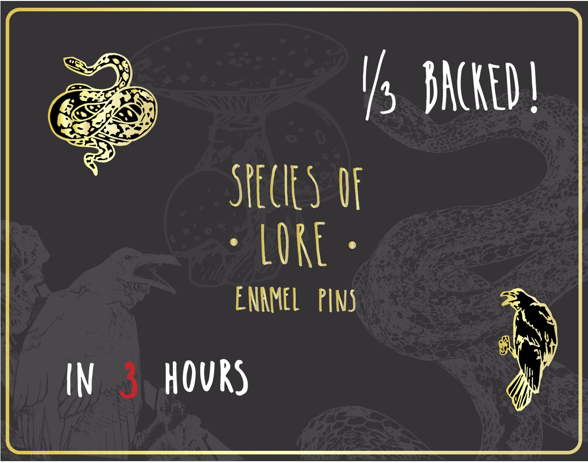 tobycurden's tweet photo. Only a few hours in and we've reached a third of the main goal! Thanks to evryone who pledged already, I am so excited for these and the month ahead!
Link to the campaign: https://t.co/jdZsXVxtDb
#crowdfunding #Kickstarter #enamelpin #onethirdthere https://t.co/xcRDAkRF4X