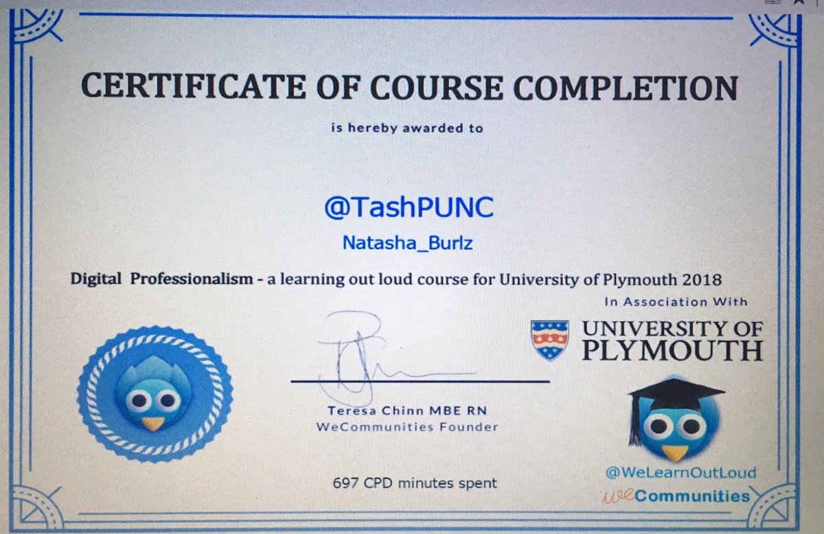TashPUNC's tweet photo. I’ve made it through the first 6 weeks of being a nursing student and I am so proud! @WeLearnOutLoud complete 😊👍 #group5 #PUNC18 @PUNC14 @PlymUni #NRS403 https://t.co/KMNhbLf3V5