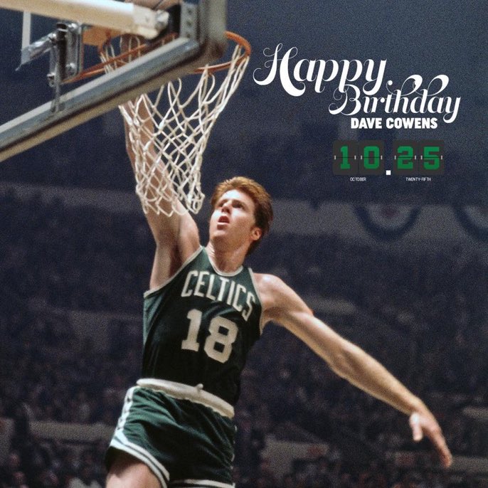 Happy Birthday Legend and 2x NBA champ Dave Cowens  1  8   