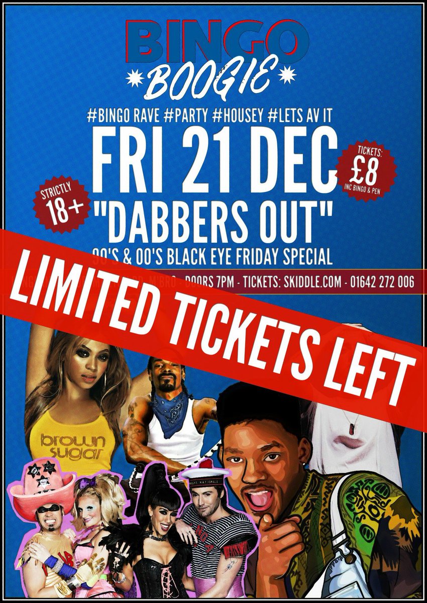 LonglandsHill's tweet photo. #BingoBoogie “Black Eye Friday Special”!!!

30 Tickets gone today, now 132 gone in total, now only 68 left👊👊👊

Join us @ #TheLonglands in the Boro on FRI 21 DEC!!!

Tickets:
👇👇👇👇👇👇👇👇👇
https://t.co/QgpTix6HrZ

@KatieBurnett @Peterk91175116 https://t.co/Sb5DB6zAFU