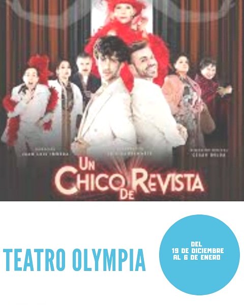 Ya queda.menos  para  que @unchicoderevista <a href="/edumorlans/">Edu Morlans</a> estén en el Teatro Olympia de Valencia
Del 19 de Diciembre al 6 de Enero

No esperes más, si estarás en Valencia estas navidades no te lo pierdas.
Para adquirir las entradas entrad aquí

entradas.teatroenvalencia.com/janto/main.php… 🎼🎭 🎶🎤🎫