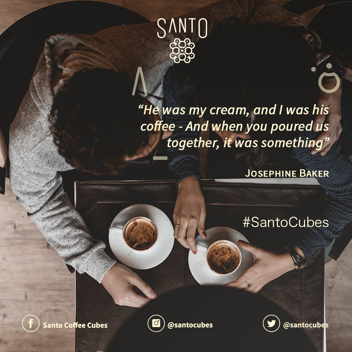 santocubes's tweet image. The perfect match! ☕❤ #CoffeeCubes