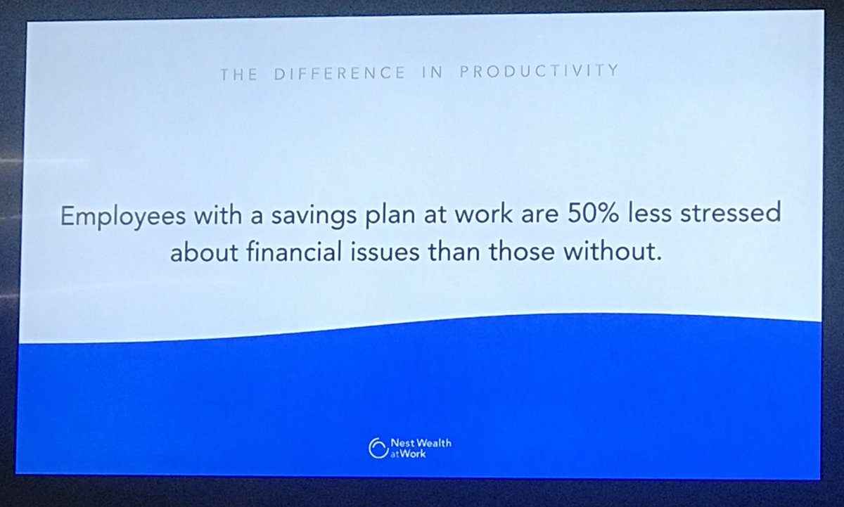 Simply offering a #GRRSP can improve #employeesatisfaction and financial wellness. In fact, 60% of candidates would leave a company that doesn’t offer an RRSP for one that does. -@randy_cass at <a href="/NestWealth/">Nest Wealth</a>