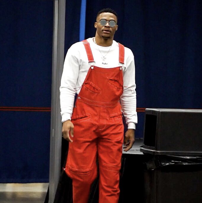 okcthunder's tweet image. It’s-a-me, Russell! ☄️