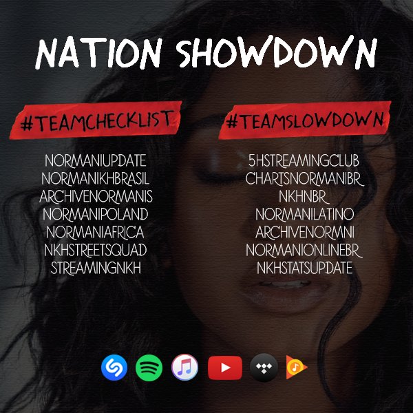 NormaniUpdate's tweet image. Catch us on #TeamChecklist at the Nation Showdown! Don’t miss it at 3:30 PST | 6:30 EST!
