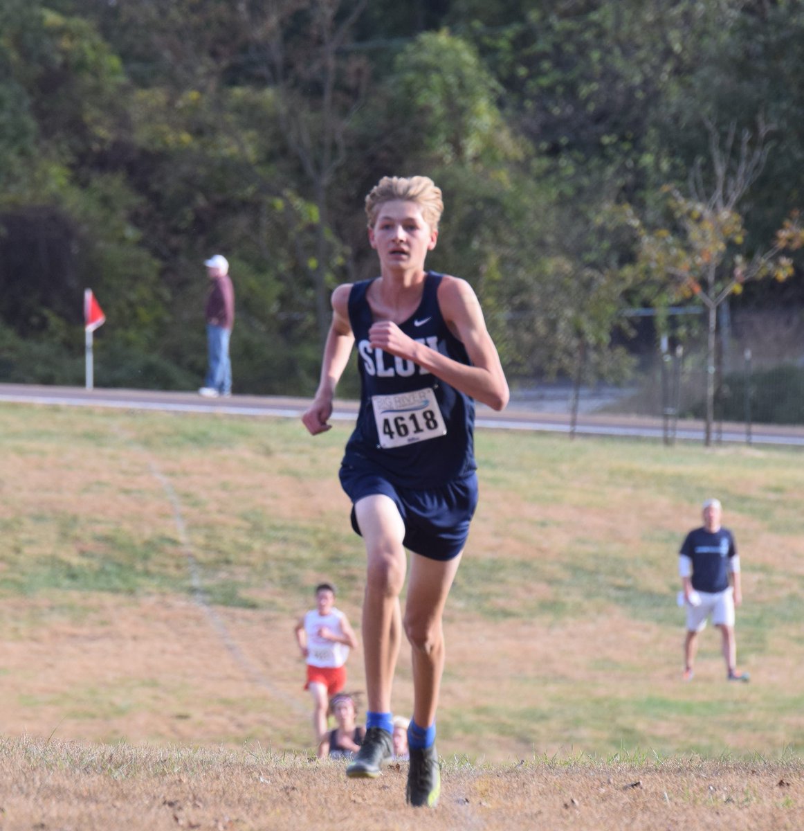 sluhxctrack's tweet photo. The race winner and 14 frosh PRs at Findley:

Kellogg &amp; Glass (earning varsity letters by time), Sanfilippo, Pierson, Gray, Nugent, Mize, O'Connell, Quinlivan, Alex Mittendorf, Halley (by 1:23!), Young, Lawhorn, Brown (by 1:01!).

GREAT development from youngest SLUH XC runners. https://t.co/C0PuivRitF