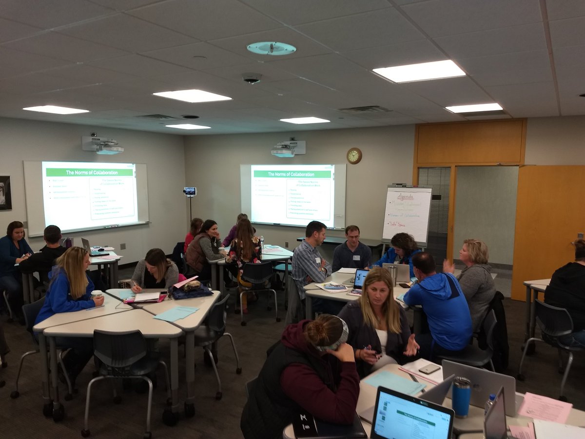 GVerwey's tweet image. Had another opportunity today to work with math teachers on strategies for creating a collaborative AND safe classroom environment. It doesn&apos;t just happen because we say it should be so! #MichME #KentISD