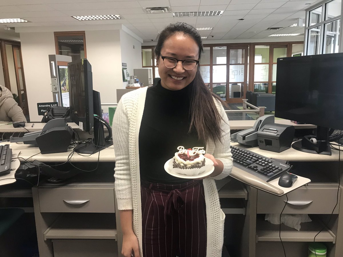 #HappyBirthday Zoe! Our #TDDieppe baby of the family :) Hope you had an awesome day! <a href="/JenKane5/">Jen Kane</a> <a href="/SanaHubaishy/">Sana Hubaishy_TD</a> #BonneFête