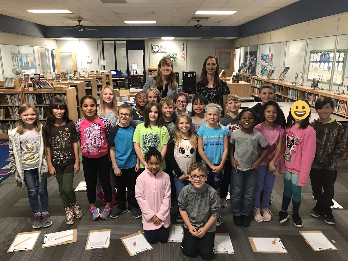 NataliMerrick's tweet photo. Thank you to @kateklise for talking to us about her books and writing today. What an amazing experience for our students. #isdstrong #isd3rdgrade https://t.co/tag9eyqtPa