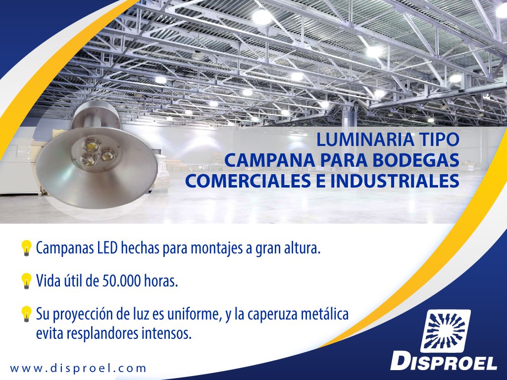 Disproel's tweet photo. Nuestras Campanas LED cuentan con calidad de potencia para iluminar espacios de gran altura.
Entérate más de ellas, y comunícate con nosotros para adquirir las tuyas. 📞😁
#Disproel #Campanas #LED #Calidad #Potencia #Iluminación #Altura https://t.co/2YkgOQJ5Ud