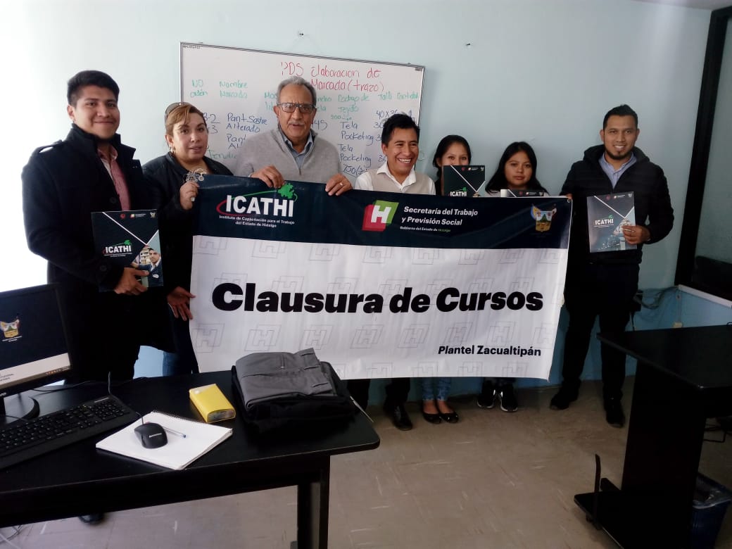 icathi's tweet photo. Clausura del curso "PDS trazo (elaboración de marcada)" y conclusión de la especialidad "Diseño asistido por computadora", dirigido a trabajadores de la empresa #MARVIK, coordinado por plantel @ICATHIZacualti. @gobiernohidalgo @omarfayad @strabajohgo @AideeSkinfield https://t.co/M3Vf1adD3u