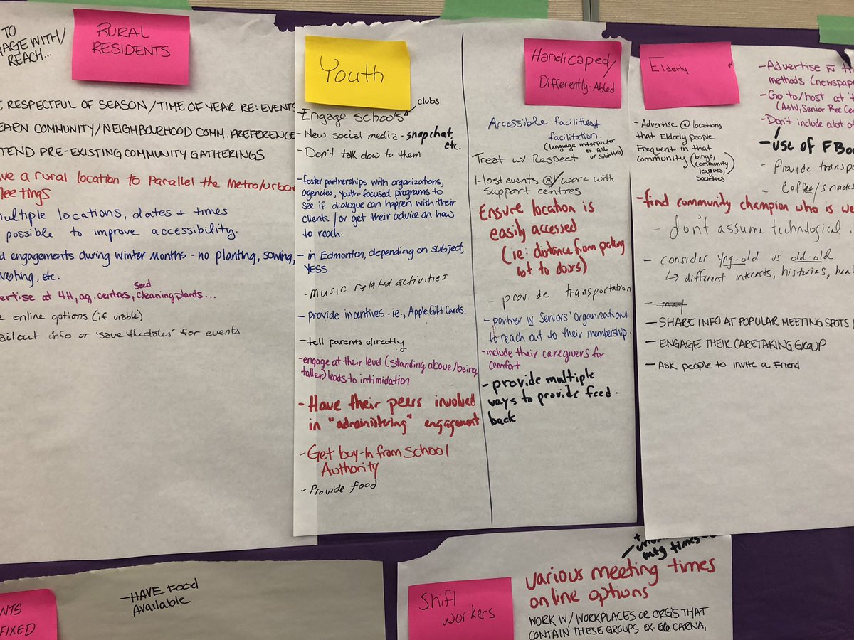 GRobinson101's tweet photo. How can we reach the harder to reach people with our engagement processes? #IAP2training #stakeholderengagement https://t.co/IN9KJeFQca