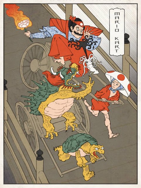 浮世絵 新版画が使われている様々なイラストやアート Designature