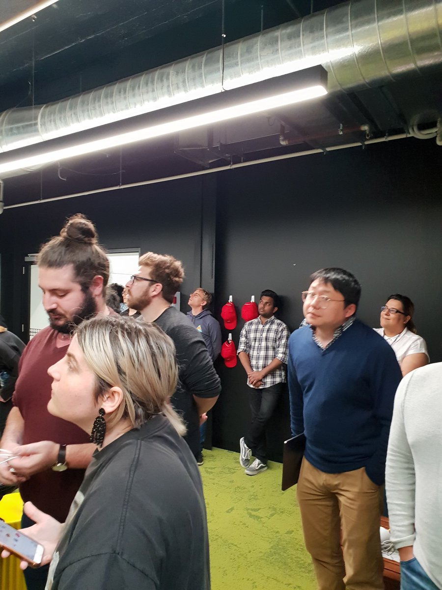 MYOB's tweet photo. #myobhackday presentation time at our #Cremorne office! Can't wait to hear all the amazing ideas that our awesome teams came up with! π https://t.co/V3JK3ORkjU