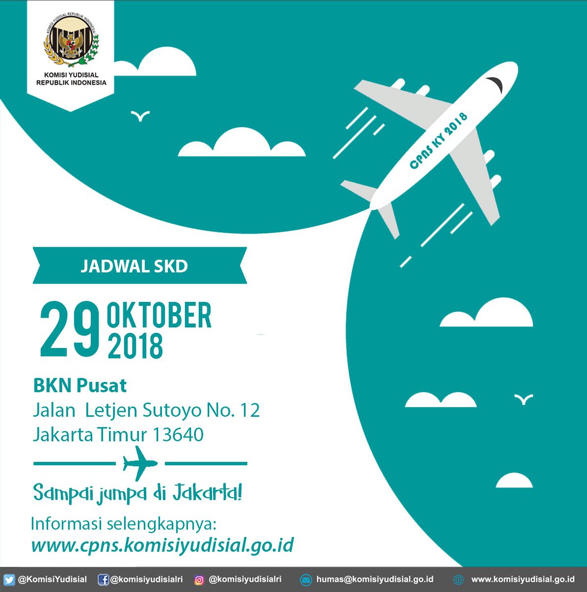 Jadwal dan lokasi SKD CPNS Komisi Yudisial
