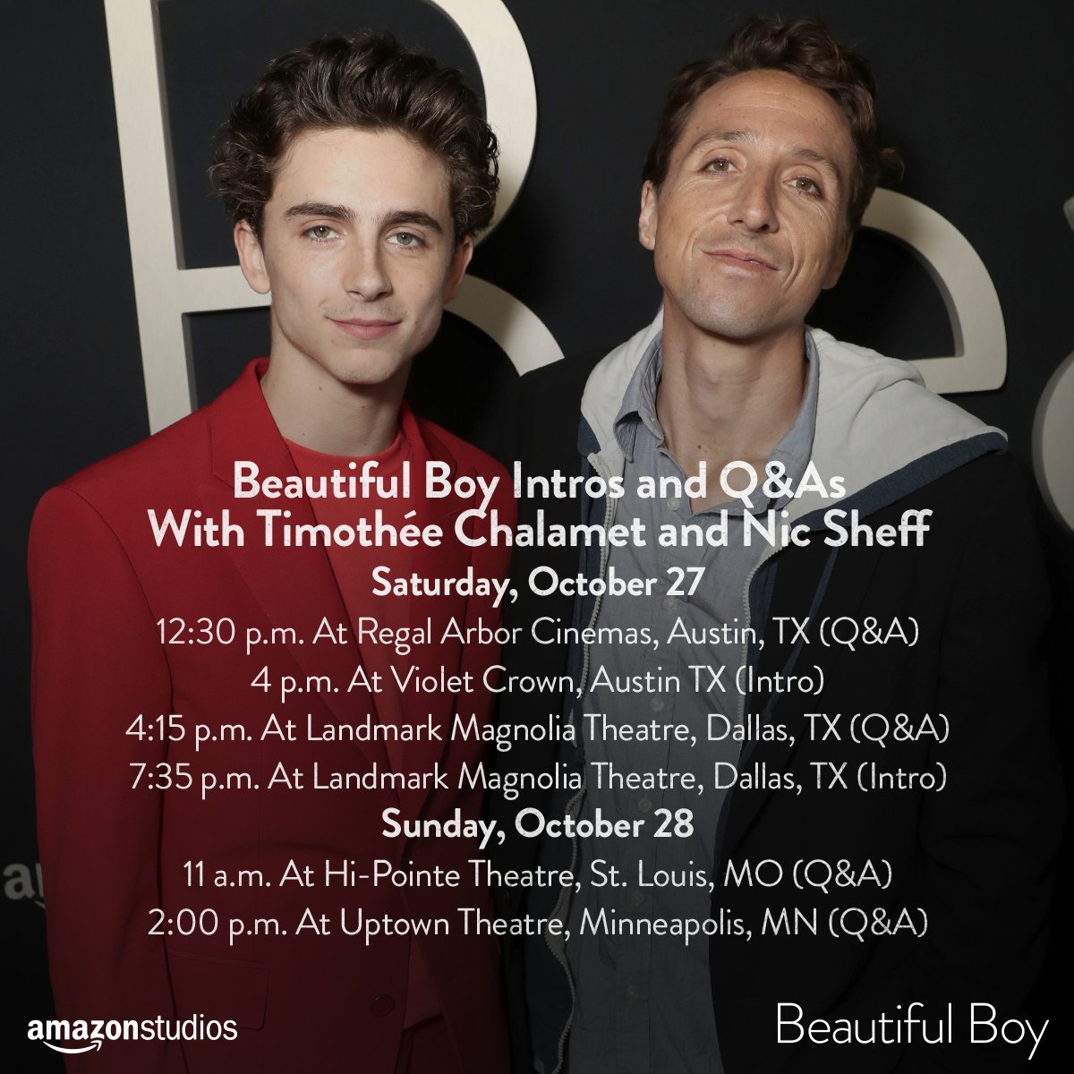 Beautiful Boy on Twitter "Join realchalamet and nic