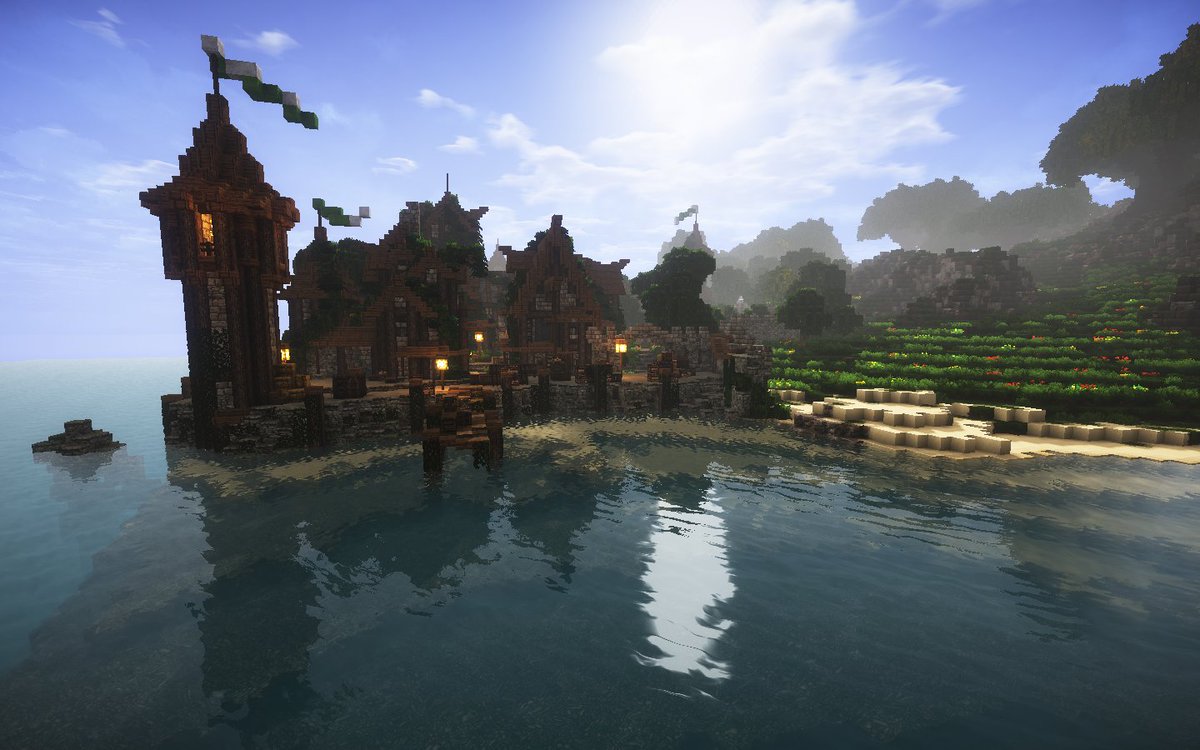 Triliton's tweet image. Also expect a very less saturated look, more neutral like this :) #Myshaders #Minecraft @Minecraft #Glsl