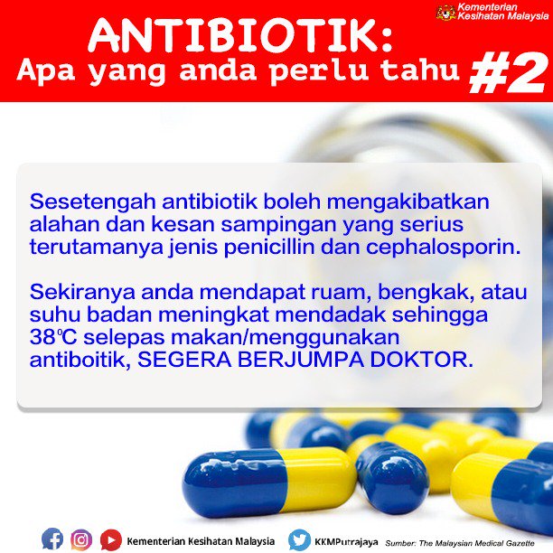 Kkmalaysia Ar Twitter Berkongsi Adalah Amalan Mulia Tetapi Tidak Untuk Ubat Antibiotik Sesetengah Antibiotik Memberikan Alahan Dan Kesan Sampingan Https T Co 38kquuja77 Twitter