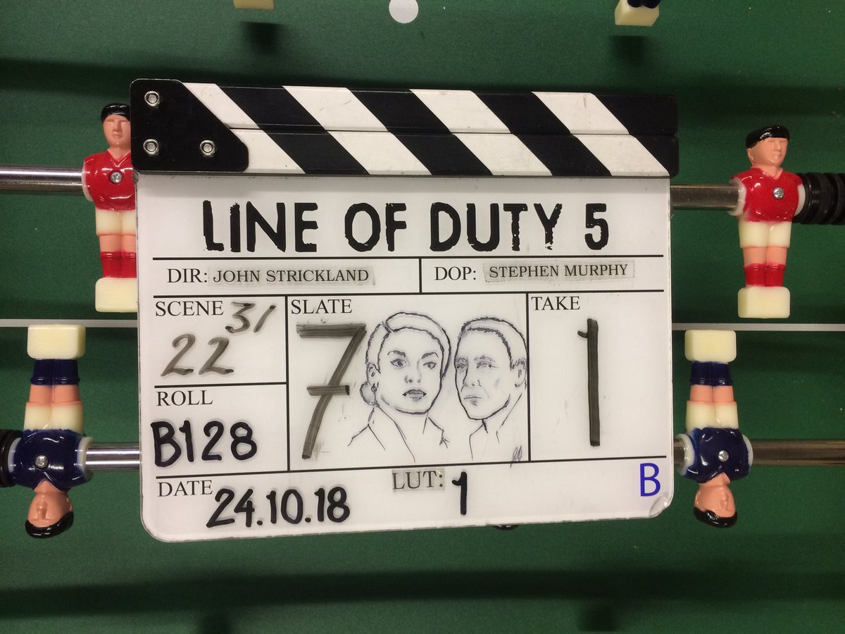 RochendaSandall's tweet photo. Onset art work @Line_of_duty #skills https://t.co/r2CxVDL875