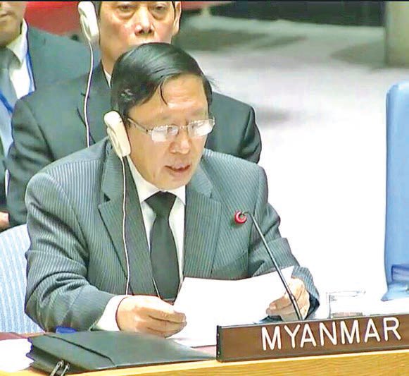 We are witnessing the erosion of moral and institutional integrity of
the United Nations as a result of the blatant attempt by some members
of the Council to hijack human rights issue for their political purpose
(Myanmar Permanent Representative to United Nations U Hau Do Suan)