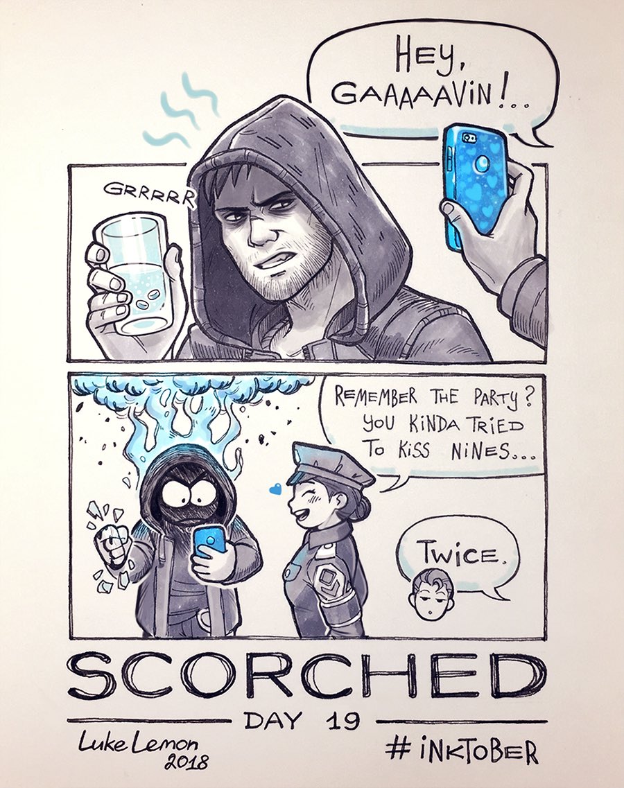 LukeLemon_art's tweet image. Day 19 - Scorched

Yeap. He denied EVERYTHING.

#inktober #inktober2018 #detroitbecomehuman #dbh #gavinreed #reed900 #inktober2038 #rk900 #900gavin
