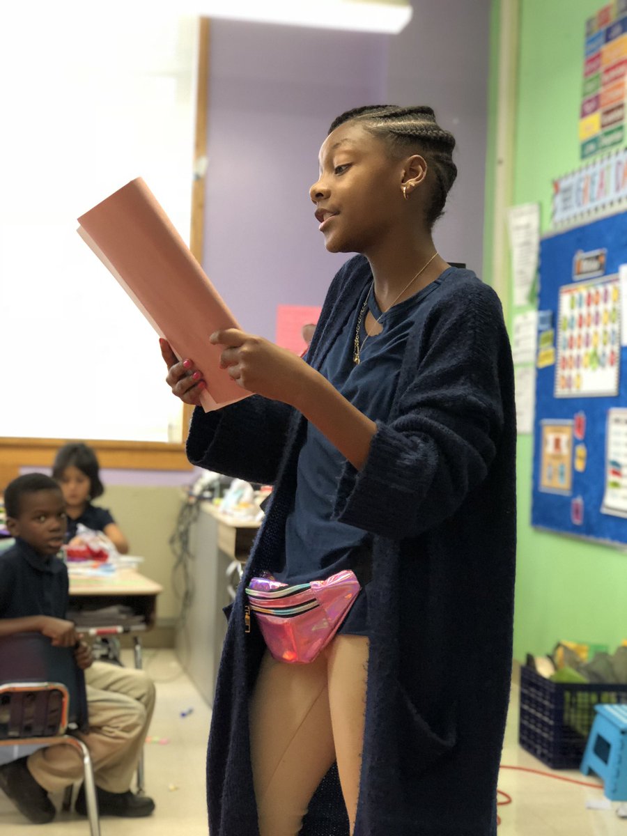 AllisunThompson's tweet photo. #teamRPEMS @justincholbrook @mswilkerson8 #whennotatnorthbay #servicelearninghours #soproudoftheladies I was able to sneak down to the first grade and watch some of our sixth grade ladies read their children’s books on environmental issues today to two classes. https://t.co/XzR4RQClug
