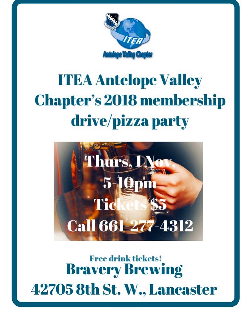 ITEA Antelope Valley Chapter tweet media