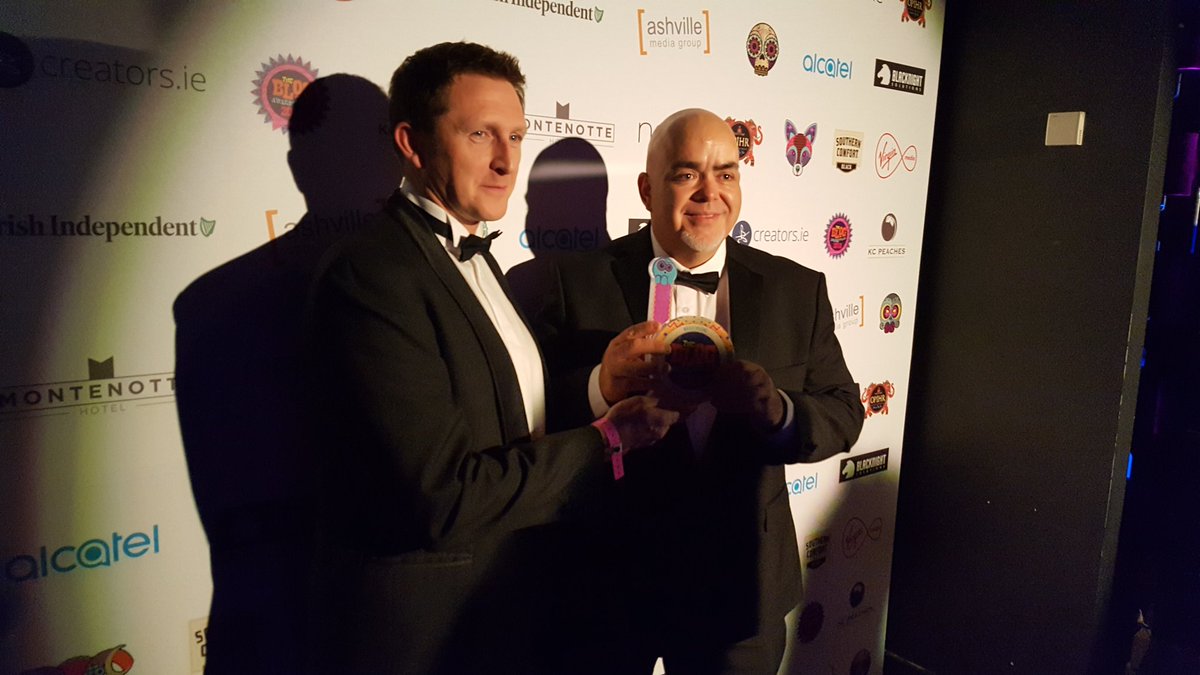 Winner  of  Best  Vlog  -  sponsored  by  <a href="/OpihrGin/">Opihr Gin</a>  goes  to <a href="/victorbarry/">Vic Barry</a>! Spoiling us with three  vlogs  weekly!!  #Bloggies18