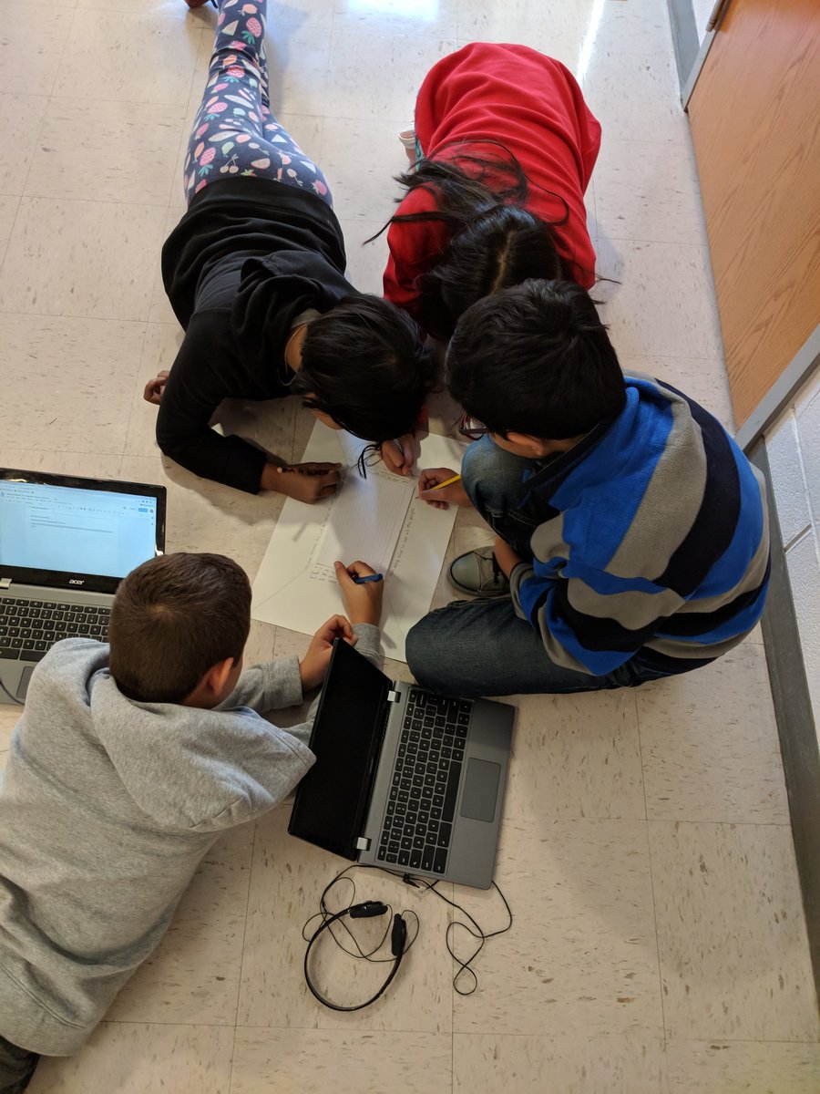 Thanks to @teacher_knox , 6th grade English students were able to engage in some collaborative learning! This is part of an inductive lesson on argument and persuasive techniques in speeches. #inductivereasoning #mcpsenglish @MoCoEnglish