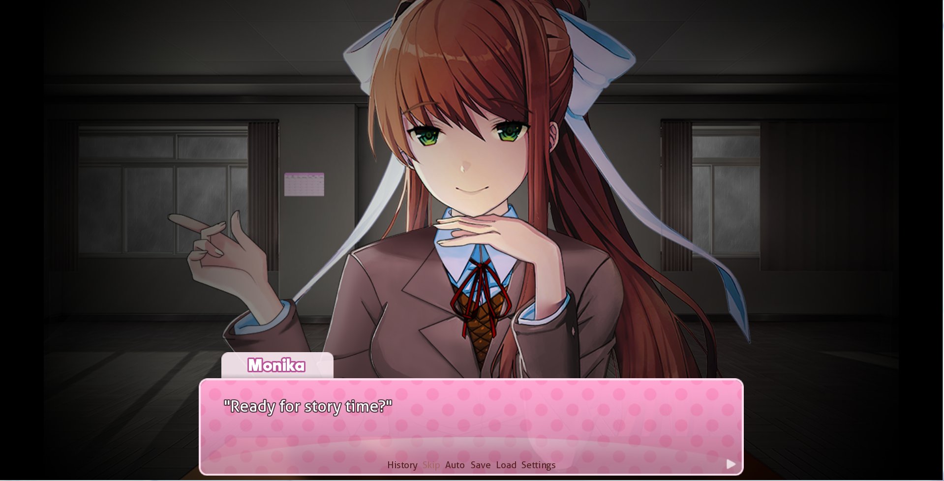 Monika After Story on X: BOO! 👻 Did I scare you? Ehehe~ Big, big