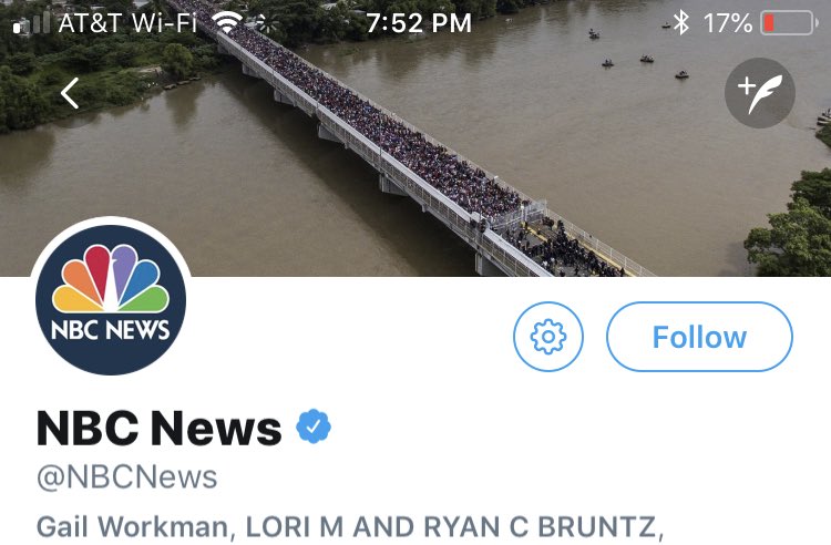 RESISTHIM's tweet photo. NBC News, new background 👏🏻👏🏻👏🏻👏🏻
@NBCNews proud of our “Fake News” for standing up against this monster
#RESISTANCE
#RESISTHIM https://t.co/8BjZeGgJq6