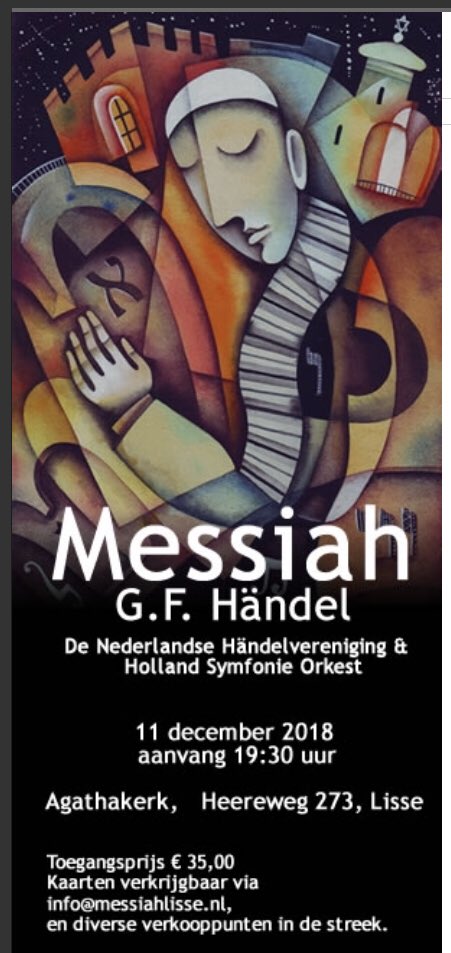 messiahlisse's tweet photo. Binnenkort komt het 2e digitale magazine online, met leuke interviews en achtergronden. Messiah 11 december in Lisse. #messiah #concert #lisse #bollenstreek #lionsclub #rotaryclub #klassiekemuziek https://t.co/Yi6HvSwheH