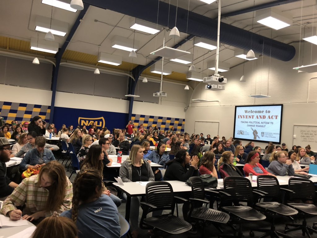 AZ Schools Now at NAU tonight hosting a future teachers training! We love seeing upcoming teachers out learning how they can support strong schools!