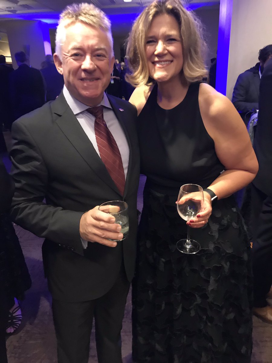 After a Germanic evening and a spooky time #smpte2018 comes to an end with the gala at westin bonaventure .... and Barbara Lange Exec Director <a href="/smpteconnect/">SMPTE ®</a> and Hans Hoffmann incoming SVP - in smart attire !