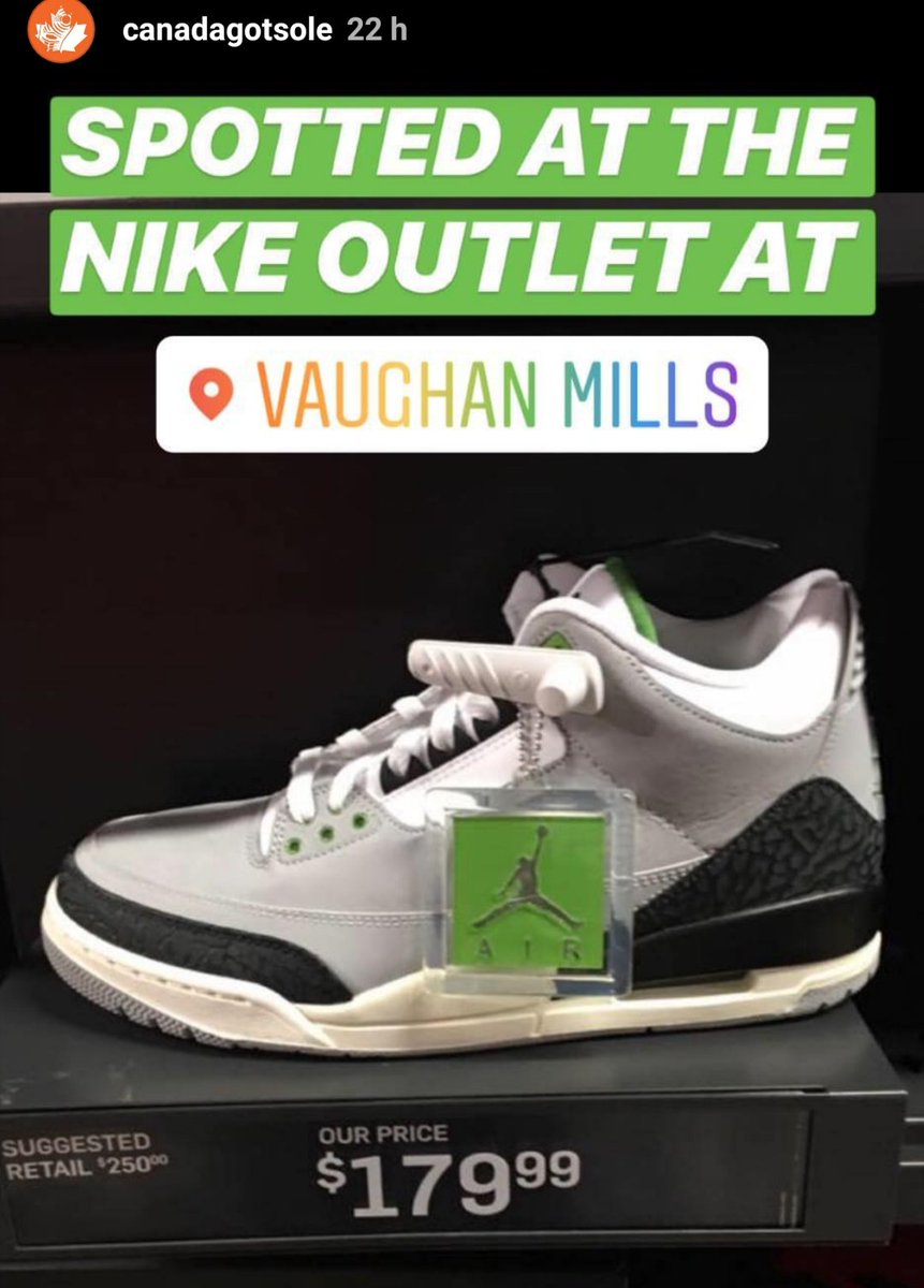 nike outlet vaughan mills