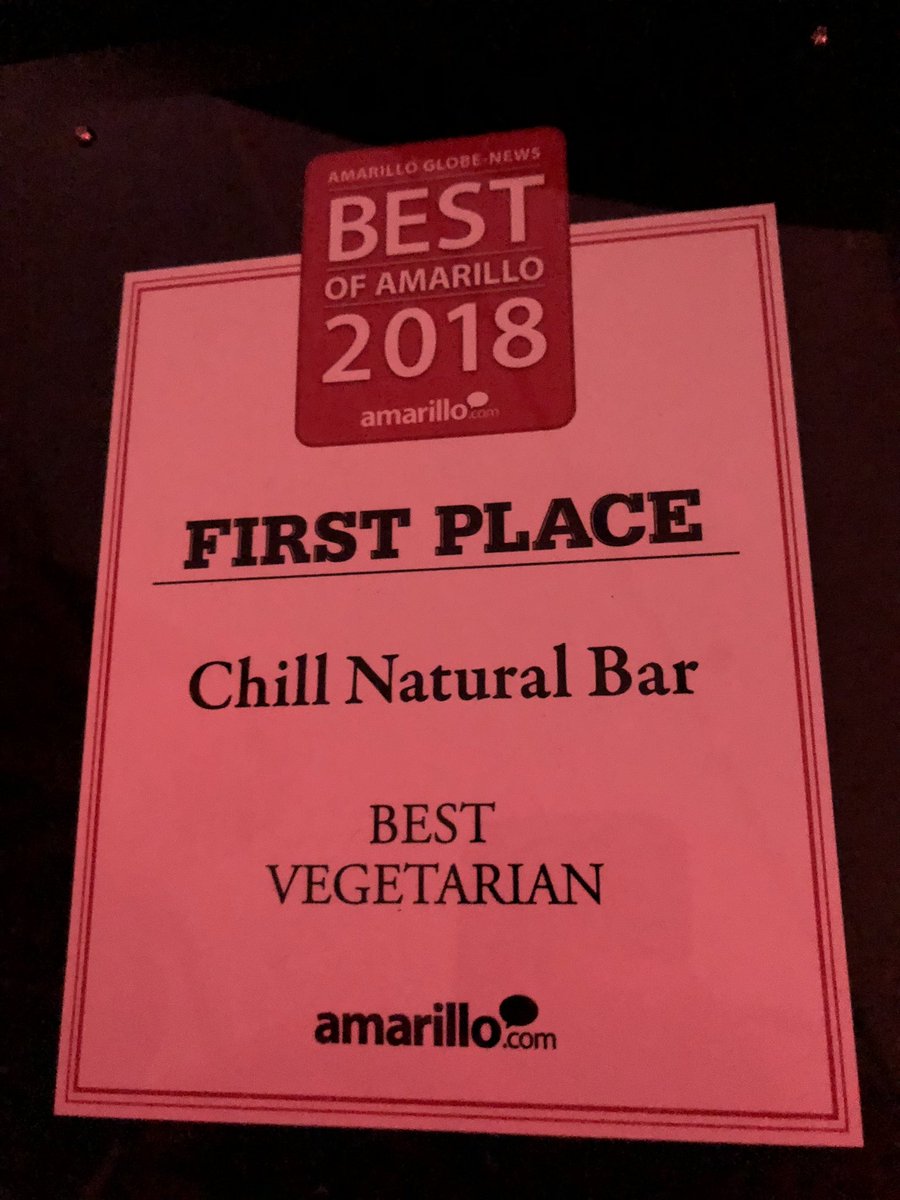 hillr102012's tweet photo. What a night!! Thank you AMARILLO for voting my daughters place “Chill Natural Bar” as the BEST!! #bestofamarillo @callierae3 @HillReagan @HillRenick @806chill https://t.co/vcp89a4K8e