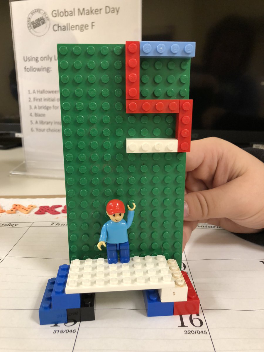 ShostackPauline's tweet photo. @coulterlibrary These are our latest #GlobalMakerDay challenge entries. You have until Monday @ 3pm to submit yours. #OCCmakers https://t.co/hiqcNhM9cl