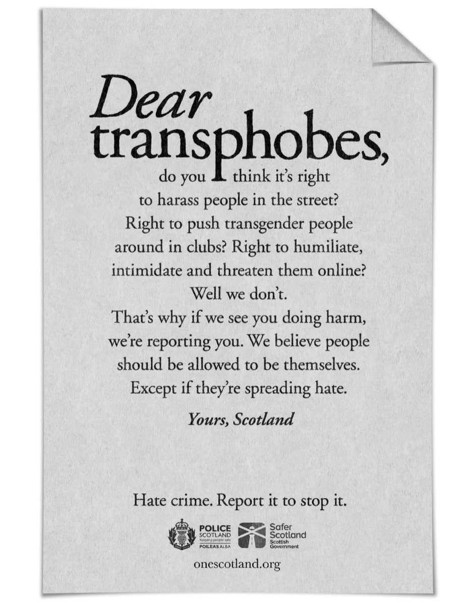 Scotland, doing it right.