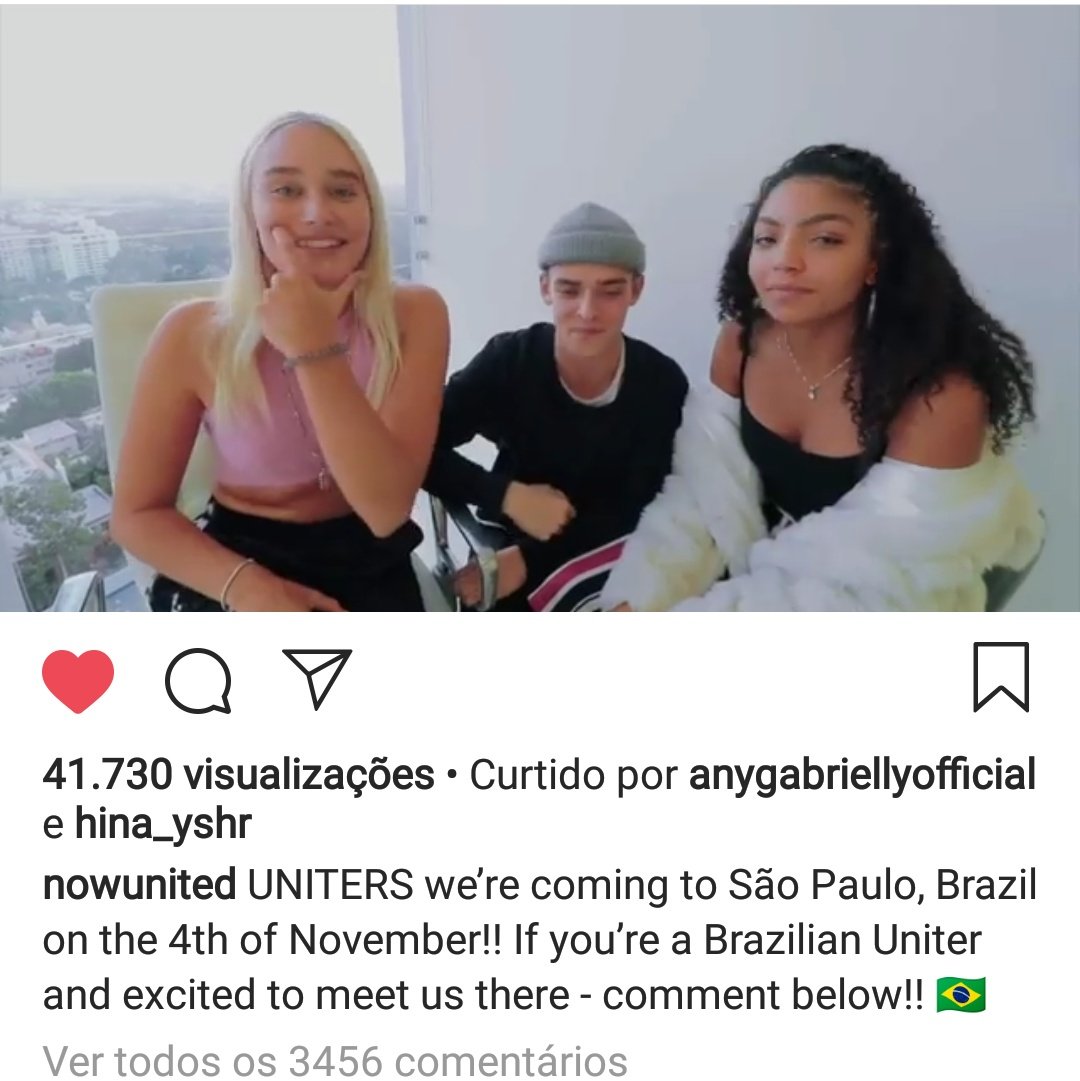 ieeers__'s tweet photo. EITA BRASIL. QUE DIA 4 CHEGUE LOGOOO @euanygabrielly @joshbeauchamp_ @DeinertSina @NowUnitedMusic https://t.co/wFY0V3W51g