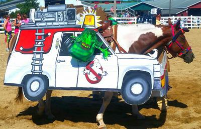 horsecrazygirls's tweet image. Another adorable Horse Halloween Costume Contest entry! So creative. Enter yours too. #horse #halloweencostume horsecrazygirls.com/ghostbusters.h…