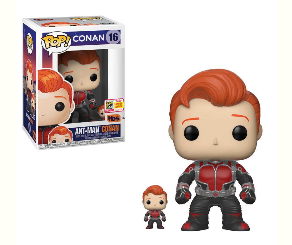 RT & follow @OriginalFunko for a chance to WIN an exclusive Conan as Ant-Man Pop!