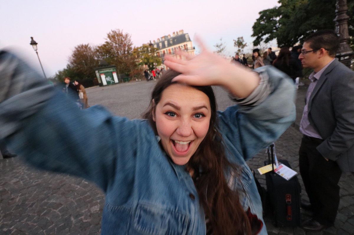 tori_viator's tweet image. I bought this jean jacket at a thrift shop in Paris and I wore it for the rest of my trip. It’s worth way more to me than anything else I got while in the city and it was the cheapest purchase I made 💙