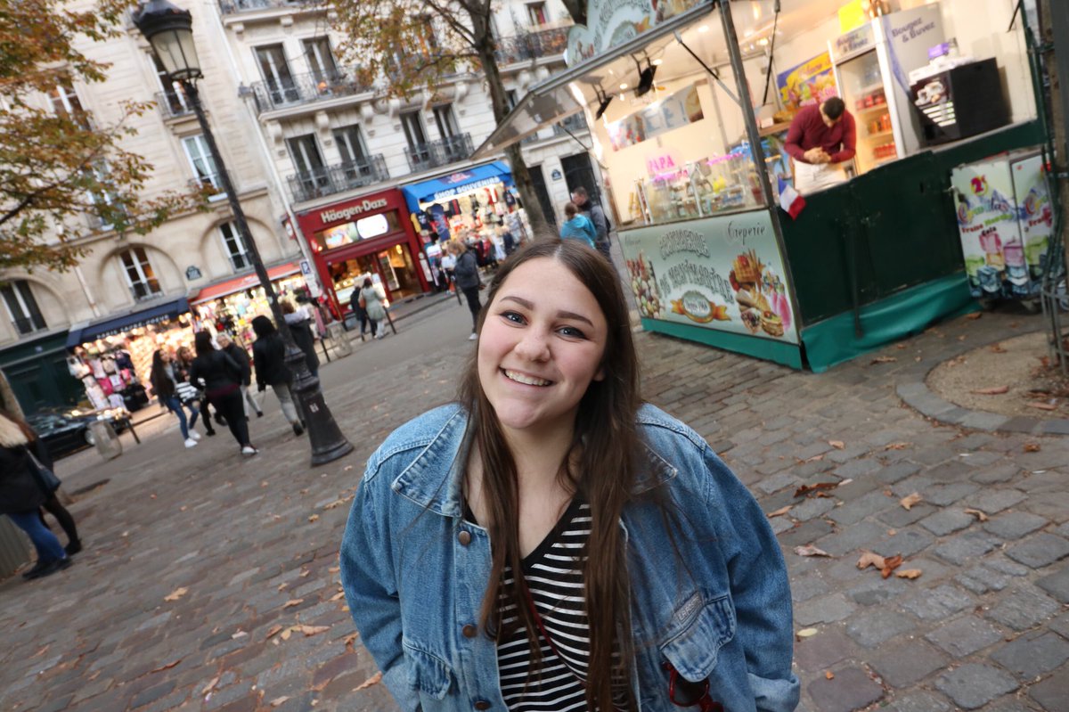 tori_viator's tweet image. I bought this jean jacket at a thrift shop in Paris and I wore it for the rest of my trip. It’s worth way more to me than anything else I got while in the city and it was the cheapest purchase I made 💙
